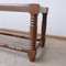 Art Deco French Woven Rush & Wooden Bench in the Style of Charles Dudouyt 8