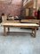Oak Farm Table and Benches, Set of 3 1