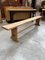 Oak Farm Table and Benches, Set of 3 16