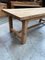 Oak Farm Table and Benches, Set of 3 7