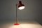 Lámpara de escritorio roja de Josef Hurka, años 60, Imagen 7