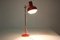 Lámpara de escritorio roja de Josef Hurka, años 60, Imagen 8