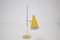 Lámpara de escritorio amarilla de Josef Hurka, años 60, Imagen 16