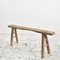 Antique Elm Pig Bench 1