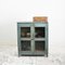 Blue Vintage Glass Fronted Cupboard 2