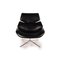 Shrimp Leather Armchair with Stool from COR, Set of 2 8