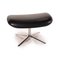 Shrimp Leather Armchair with Stool from COR, Set of 2 12