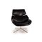 Shrimp Leather Armchair with Stool from COR, Set of 2 9