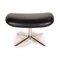 Shrimp Leather Armchair with Stool from COR, Set of 2 13