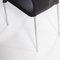 Papilio Black Leather Dining Chairs by Naoto Fukasawa for B&b Italia, Set of 6 13