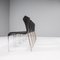 Schwarze Papilio Leder Esszimmerstühle von Naoto Fukasawa für B & b Italia, 6er Set 2