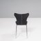 Papilio Black Leather Dining Chairs by Naoto Fukasawa for B&b Italia, Set of 6, Image 10