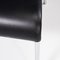 Papilio Black Leather Dining Chairs by Naoto Fukasawa for B&b Italia, Set of 6 5