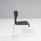 Papilio Black Leather Dining Chairs by Naoto Fukasawa for B&b Italia, Set of 6, Image 9