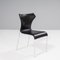 Papilio Black Leather Dining Chairs by Naoto Fukasawa for B&b Italia, Set of 6 8