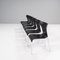 Papilio Black Leather Dining Chairs by Naoto Fukasawa for B&b Italia, Set of 6 3