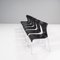 Papilio Black Leather Dining Chairs by Naoto Fukasawa for B&b Italia, Set of 6, Image 3