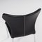 Papilio Black Leather Dining Chairs by Naoto Fukasawa for B&b Italia, Set of 6, Image 11