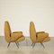Armchairs in Foam Fabric and Metal by Nino Zoncada, Italy 1950s, Set of 2 3