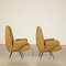 Fauteuils en Tissu Mousse et Métal par Nino Zoncada, Italie, 1950s, Set de 2 3