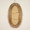 Coat Hanger and Mirror in Bamboo, Italy, Set of 2 6