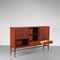 Credenza alta in teak, Paesi Bassi, anni '50, Immagine 15