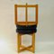 Scandinavian Oak Stools with Black Leatherette Seats from Simpnäs Snickeri, 1960s, Set of 2, Image 6