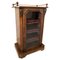 Antique Victorian Walnut Inlaid Music Cabinet, Image 1