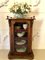 Antique Victorian Walnut Inlaid Music Cabinet 11