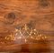 Mobiletto vittoriano antico in legno di noce intarsiato, Immagine 5