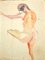 Silvio Loffredo, Nude of Woman, Watercolor, 1956 2