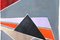 Floating Retro Triangles, Peinture Diptyque en Tons Pastel, 2021 8