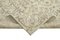 Beige Vintage Turkish Area Rug, Image 6