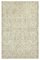 Beige Vintage Turkish Area Rug 1