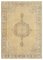 Beige Vintage Turkish Area Rug, Image 1