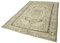 Beige Vintage Turkish Area Rug 3