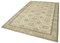 Beige Vintage Turkish Area Rug 3