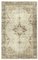 Beige Vintage Turkish Area Rug, Image 1