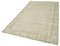 Beige Vintage Turkish Area Rug 3