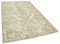 Beige Vintage Turkish Area Rug 2