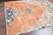 Vintage Turkish Orange Wool Rug, Image 3