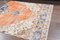 Vintage Turkish Orange Wool Rug, Image 2