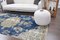 Vintage Turkish Beige & Blue Wool Rug 2