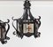 19th Century Gothic Stained Glass Pendant Lanterns, Set of 2 7