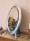 Espejo de mesa grande de metal plateado martillado de Christofle, década de 1880, Imagen 5