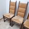 Mid-Century French Rush Dining Chairs in the Style of Charles Dudouyt, Set of 6 4