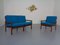 Teak Capella 2-Seater Sofa & Armchair by Illum Wikkelsø for Niels Eilersen, 1960s, Set of 2 1