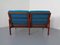 Teak Capella 2-Seater Sofa & Armchair by Illum Wikkelsø for Niels Eilersen, 1960s, Set of 2 12