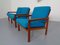 Teak Capella 2-Seater Sofa & Armchair by Illum Wikkelsø for Niels Eilersen, 1960s, Set of 2 7