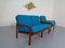 Teak Capella 2-Seater Sofa & Armchair by Illum Wikkelsø for Niels Eilersen, 1960s, Set of 2 8